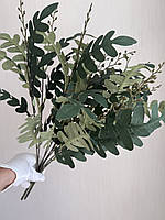Декоративна гілка папороті . Папороть для декору (зелену, 50 см), фото 5