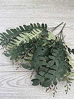 Декоративна гілка папороті . Папороть для декору (зелену, 50 см), фото 9