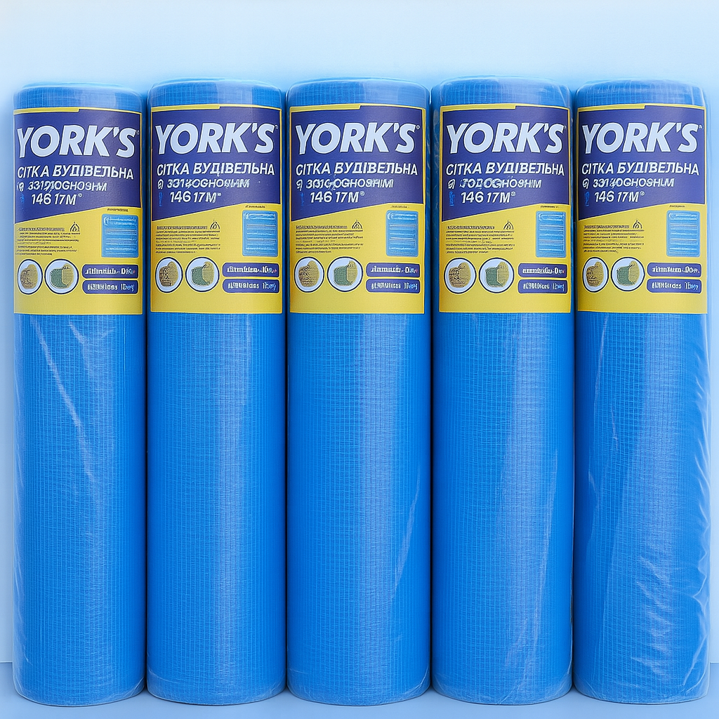 Сітка будівельна армувальна фасадна штукатурна 145 г/м2 — 5*5 мм (для зовнішніх робіт), фото 1