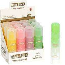 Клей-олівець Glue Stick 25 грамів ПВА, прозорий CT25A