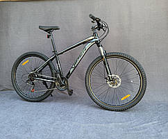 Велосипед Azimut 40D 27,5 FR/D рама 17 чорно-сірий