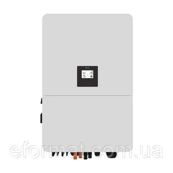 Гібридний інвертор Deye SUN-60K-SG02HP3-EU-EM6 60kW HV-battery 6 MPPT Wi-Fi 220/380V Трифазний
