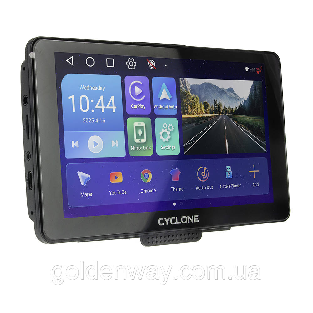 Автомобільний GPS навігатор CYCLONE ND 761 Android 13 Екран 7 дюймів 2/32Гб Igo Nextgen ЄВРОПА TIR ANDROID AUTO CARPLAY, фото 1