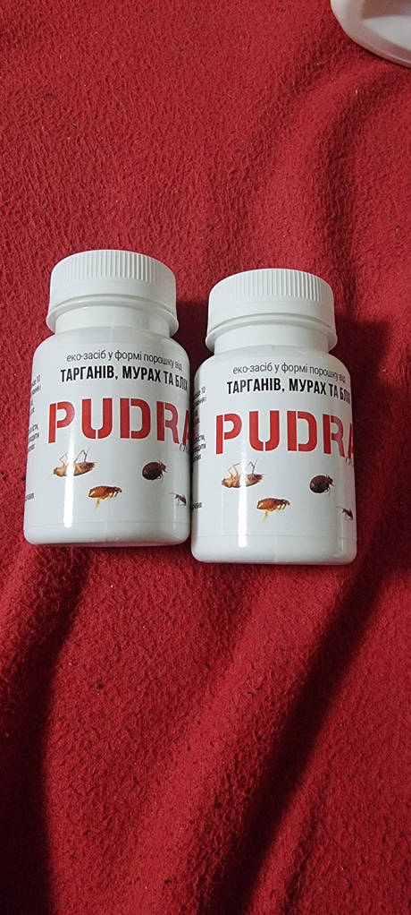 Еко засіб від клопів, тарганів та бліх та інших шкідників порошок Pudra 100 мл. - фото покупців 1