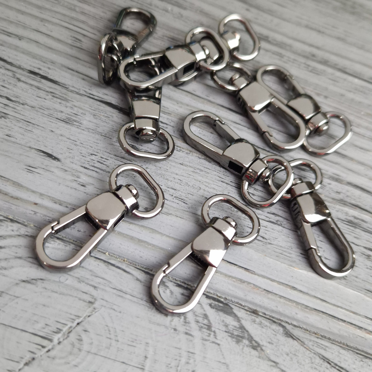 Карабін для сумки 11 мм 2000.0035 (Темний Нікель), фото 1