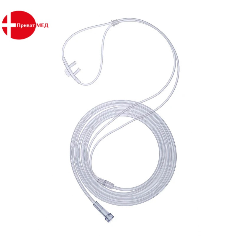 Канюля назальна "Волес" (для дорослих) киснева трубка, стерильна (довжина — 2 м), фото 1