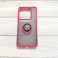 Чохол Armor Ring для Xiaomi 14T протиударний з кільцем Червоний