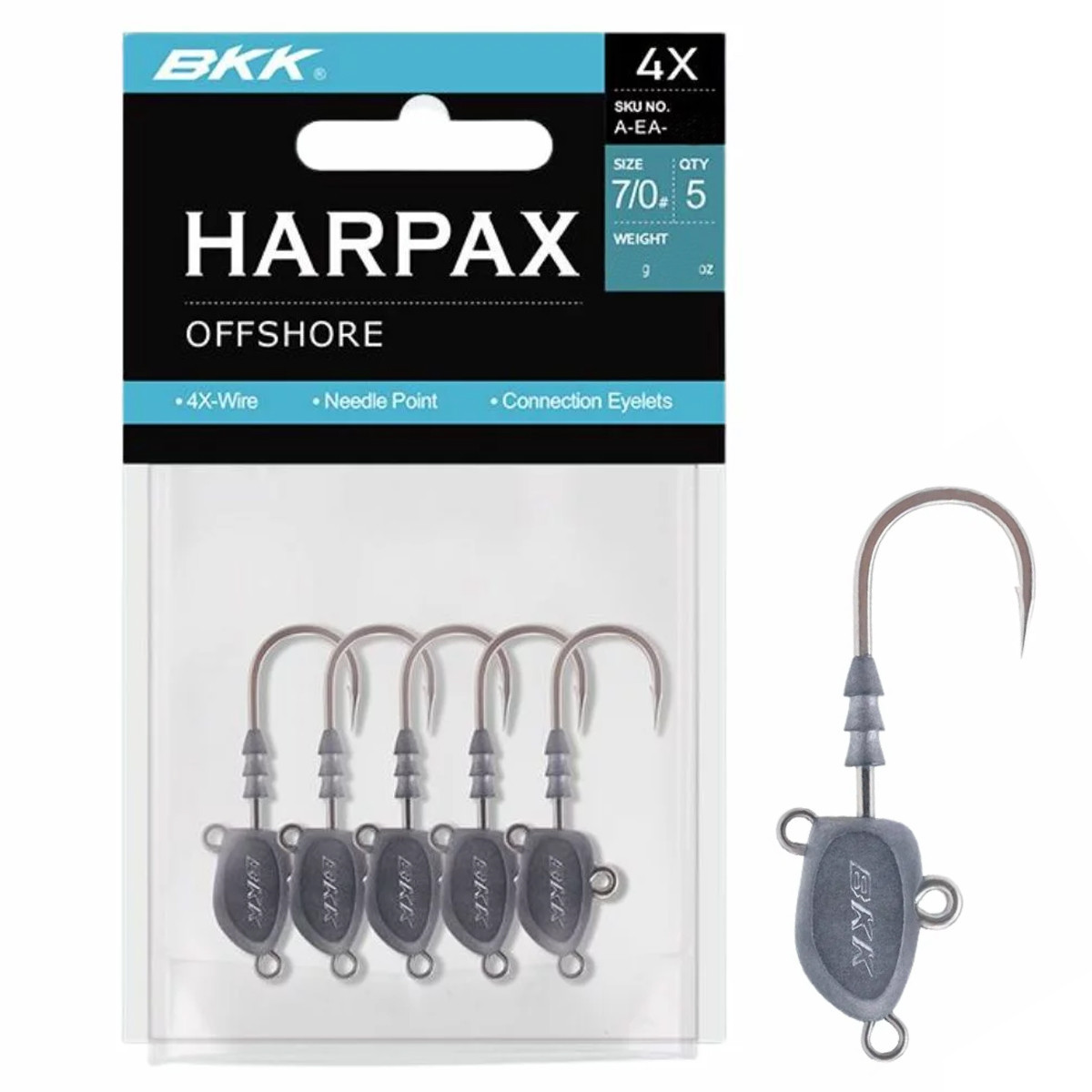 Джигголовка BKK Harpax Offshore 28g #7/0 (A-EA-1966)