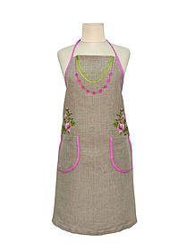 Вишитий кухонний фартух  "Намисто" 100% льон