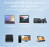 Адаптер-хаб для багатофункціональної док-станції BYL-2208 5 в 2 USB + USB-C / Type-C на USB, фото 3