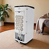 Повітряний охолоджувач кондиціонер 4в1 Crownberg мобільний пересувний зі знімним баком 4 л для зволоження, фото 6