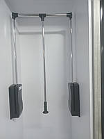 Ліфт-пантограф 450-600 навантаження 10кг, SOFT STOP, Хром/Чорний