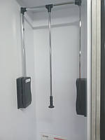 Ліфт-пантограф 600-860 навантаження 10кг, SOFT STOP, Хром/Чорний