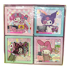 2072 Картинка алмазна, Куромі, мікс різновидів, 20 шт., у коробці, 19х19