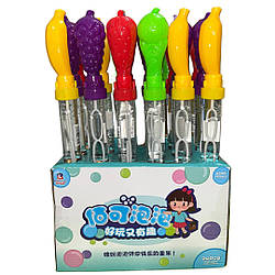 388 Е Мильні бульбашки фрукти, 36 см, мікс різновидів