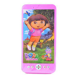 6693 Дитячий телефон, зі звуком і світлом, на батарейках, у пакеті