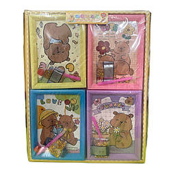 011 АВА Картинка алмазна, Капібара, мікс різновидів, 17х13