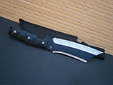 Ніж фултанг мисливський Вlack Wolf JL-58К в чохлі 30 см, фото 4