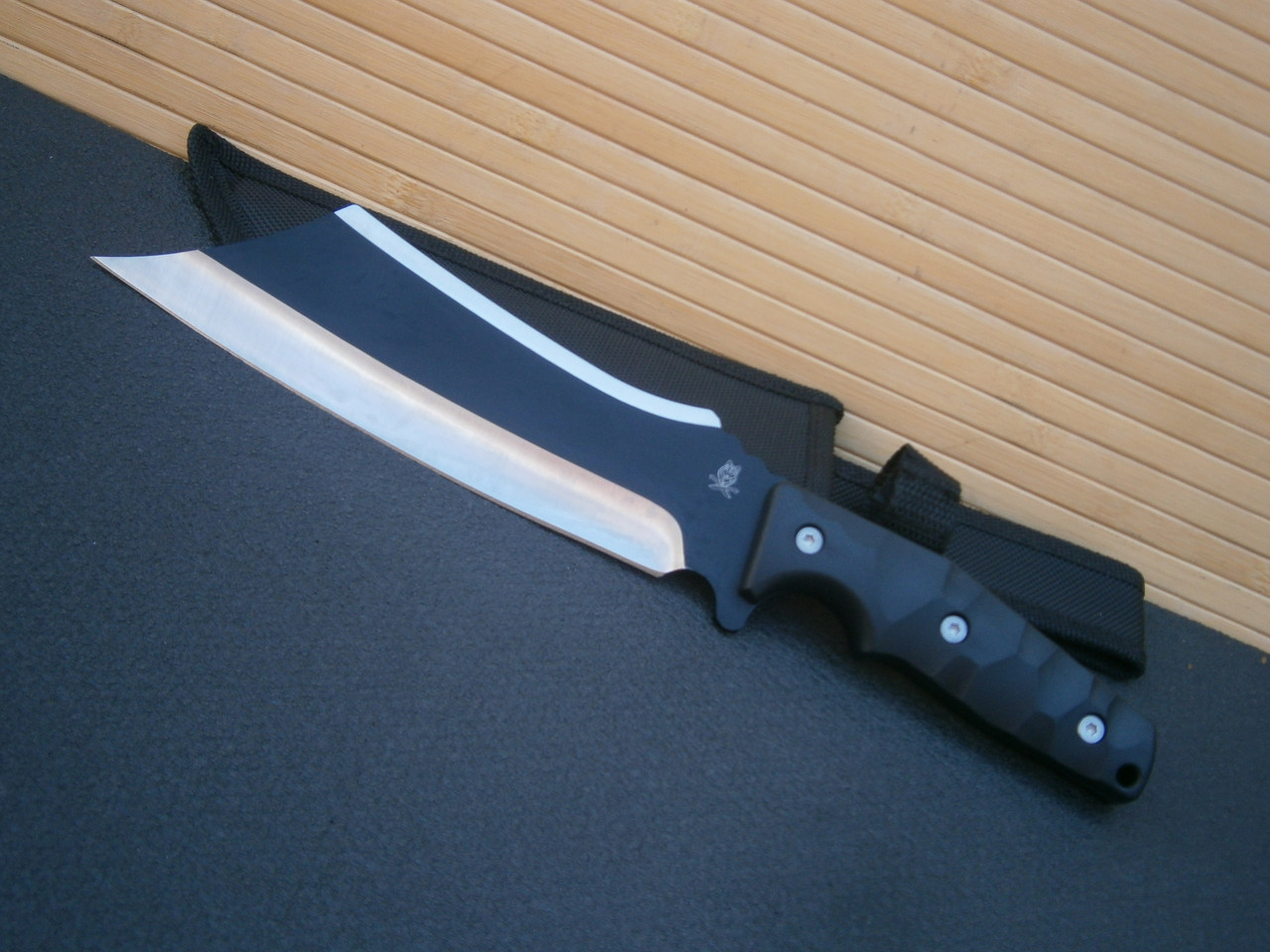 Ніж фултанг мисливський Вlack Wolf JL-58К в чохлі 30 см, фото 1