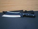 Ніж фултанг мисливський Вlack Wolf JL-58К в чохлі 30 см, фото 2