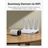 IP-камера відеоспостереження Baseus Security B1 Outdoor Camera 2K White, фото 8