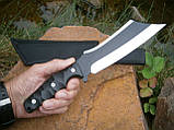 Ніж фултанг мисливський Вlack Wolf JL-58К в чохлі 30 см, фото 7