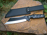 Ніж фултанг мисливський Вlack Wolf JL-58К в чохлі 30 см, фото 9