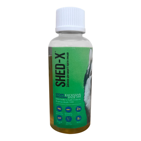 Synergy Labs Shed-X Dog лососева олія для шерсті собак, добавка проти ліньки 45мл, фото 1