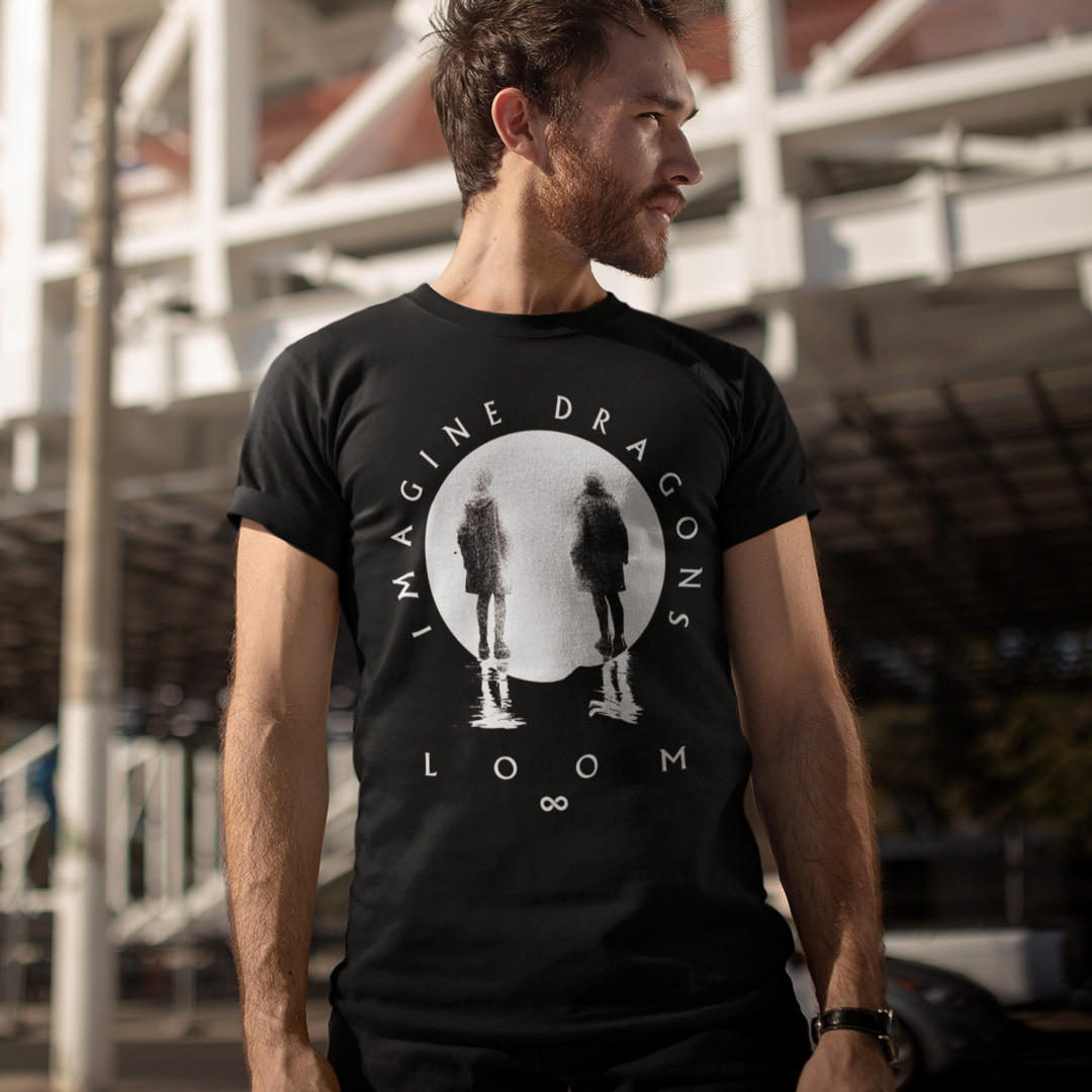 Футболка унісекс Imagine Dragons (Loom World Tour 2024) XS чорний, фото 1