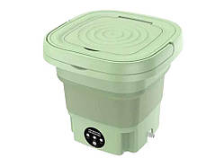 Пральна машина 2кг Портативна 9л від мережі зелена 23747 ТМ GERLAX