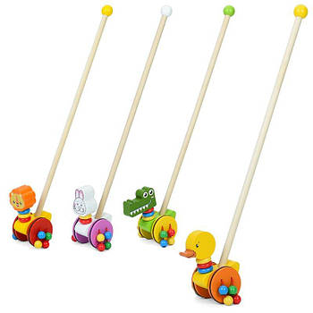 Дерев'яна іграшка Каталка на палиці MD1372 G-Rich