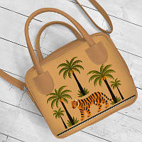 Сумка жіноча Kitto Тигр та пальми