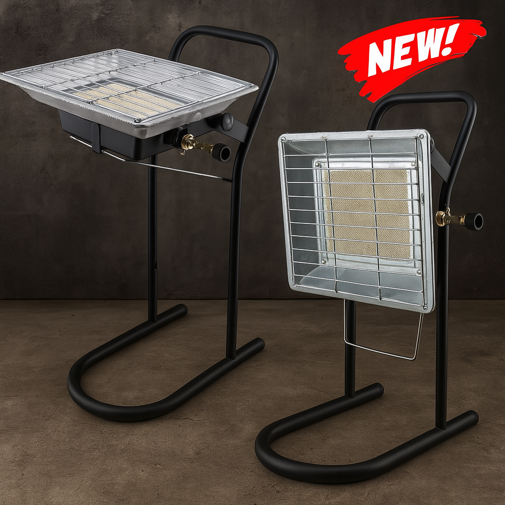 Газовий інфрачервоний обігрівач Nurgaz Buyuk Soba NG310P 3 кВт з регулятором полум’я для дому та дачі, фото 1