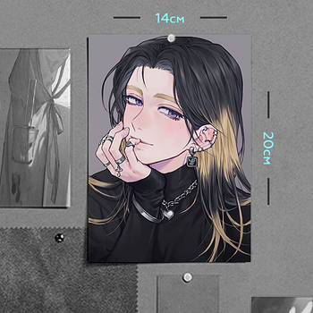 "Хайтані Ран (Токійські месники / Tokyo revengers)" плакат (постер) розміром А5 (14х20см)