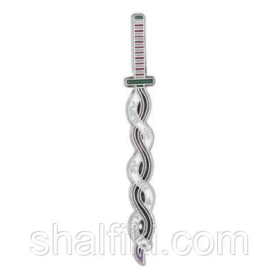 "Катана Обанай (Клинок, який знищує демонів / Demon slayer)" значок (пін) металевий, фото 1