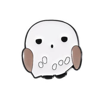 "Сова Гедвіга (Гаррі Поттер)" значок (пін) металевий