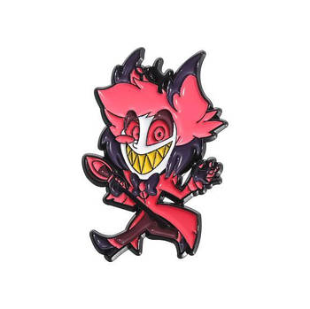 "Аластор / Радіо демон (Готель Газбін / Hazbin hotel)" значок (пін) металевий