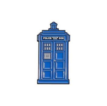 "Тардіс (Доктор Хто / Doctor Who)" значок (пін) металевий