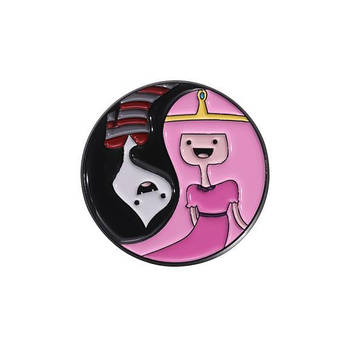 "Принцеса Бубльгум і Марселін (Час пригод)" значок (пін) металевий