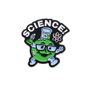 "Колба Science / Наука" значок (пін) металевий