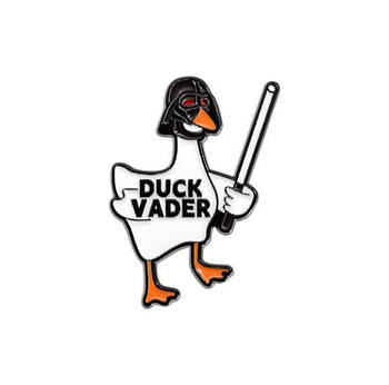 "Гусак Дарт Вейдер Duck Y A Der (Зоряні війни)" значок (пін) металевий