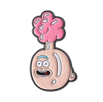 "Рік Санчез плюмбус (Рік і Морті)" значок (пін) металевий