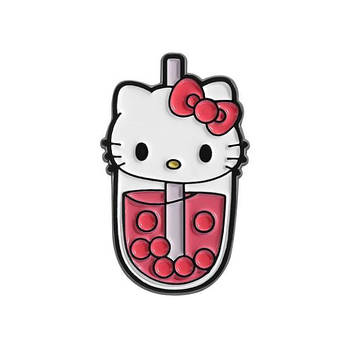"Кішка Хеллоу Кітті баблті / Hello Kitty" значок (пін) металевий
