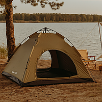 Намет пляжний великий 2 на 2 м кемпінговий автоматичний 2 місний водонепроникний похідний палатка туристична