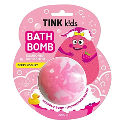 Бомбочка для ванни TINK KIDS Berry Yogurt 200 г