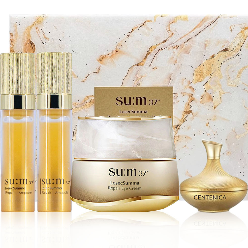 Відновлюючий антивіковий крем для повік у наборі SU:M37° LosecSumma Repair Eye Cream Special Set 75 ml, фото 1