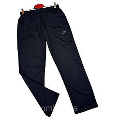 Чоловічі спортивні штани бавовна двонитка прямого крою всесезонні з кишенями Nike розміри від 46 до 56