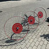 Сінограбарка "Сонечко" 3 колеса. Граблі ворушилки.