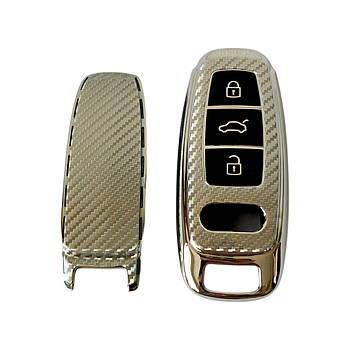 Чохол для ключа Audi сірий