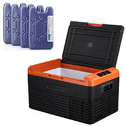 Компресорний автохолодильник Alpicool CL30 (30 літрів). Охолодження до -20℃. Живлення 12, 24, 220 вольт,